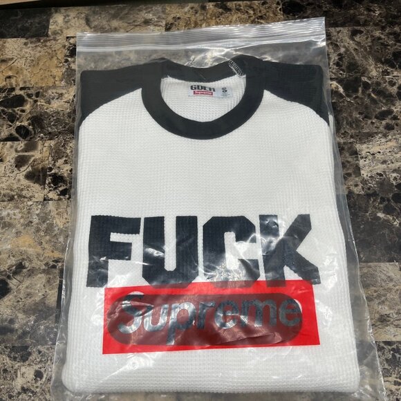 トップス supreme goodenough thermal Black L Supreme GOODENOUGH Thermal Black | eBay